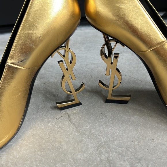 Gold Opyum YSL heels size 39 - Picture 11 of 11